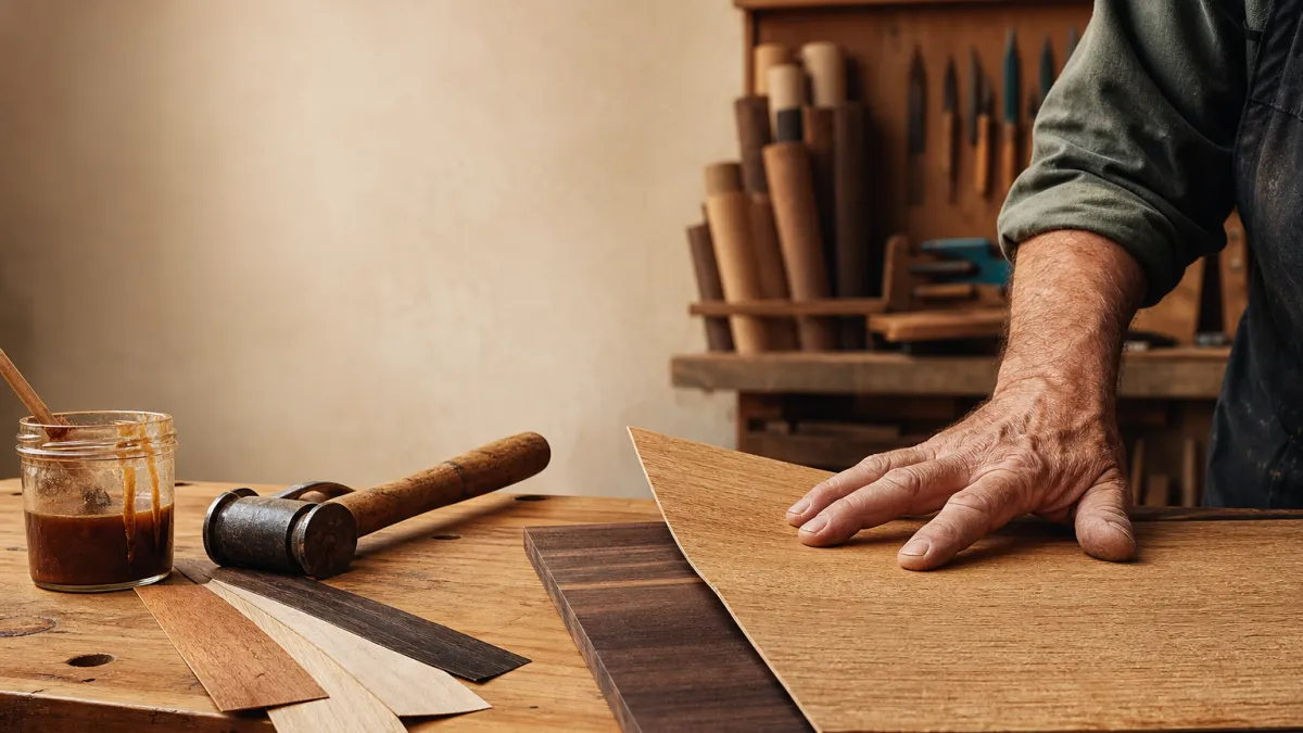 Exploration et innovations des techniques de placage bois