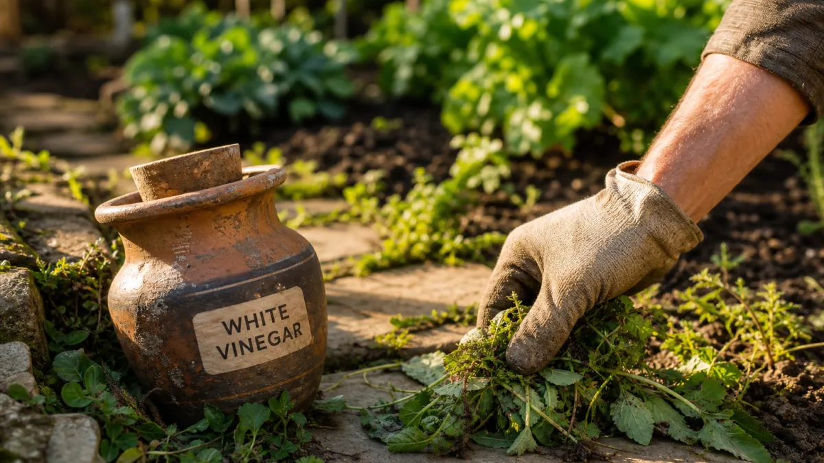 Vinaigre blanc désherbant interdit en 2026 : ce qu'il faut savoir
